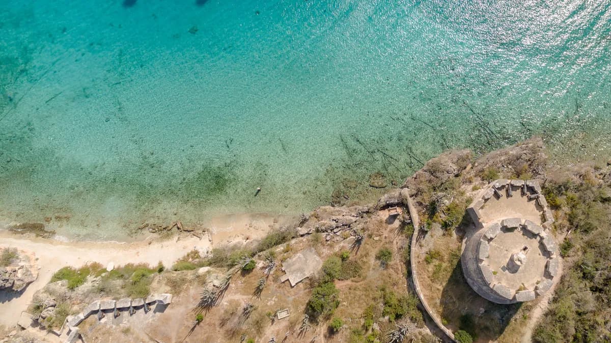 Curacao Fort Beekenburg Luftbild